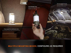 Fenix CL26R Pro lantern USB-C rechargeable for quick recharging on the go