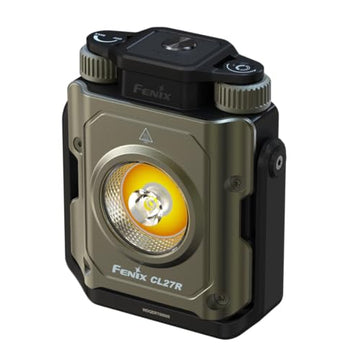 Fenix CL27R IP66 waterproof durability ideal for rain, storms, and wet environments.