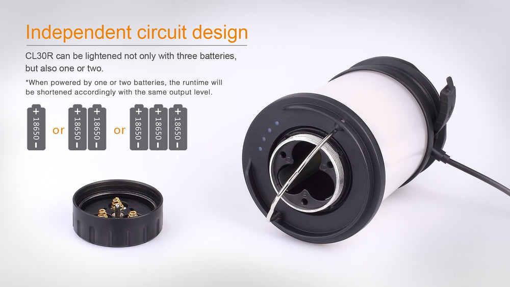 Recharge via micro-USB and power other devices through USB port.