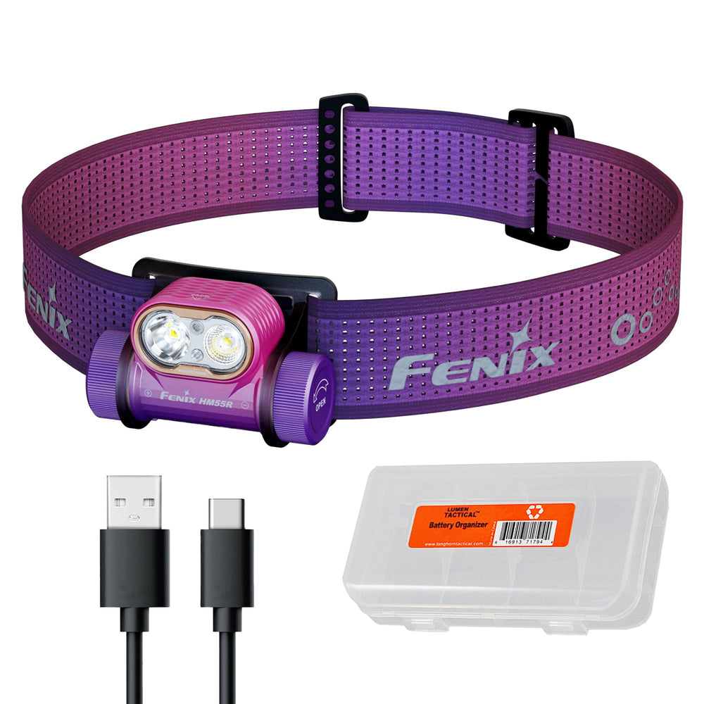 Fenix HM55R headlamp compact design for precise outdoor illumination