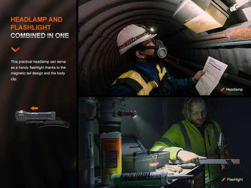 Fenix HM61R v2.0 IP68 rugged durability in challenging conditions.