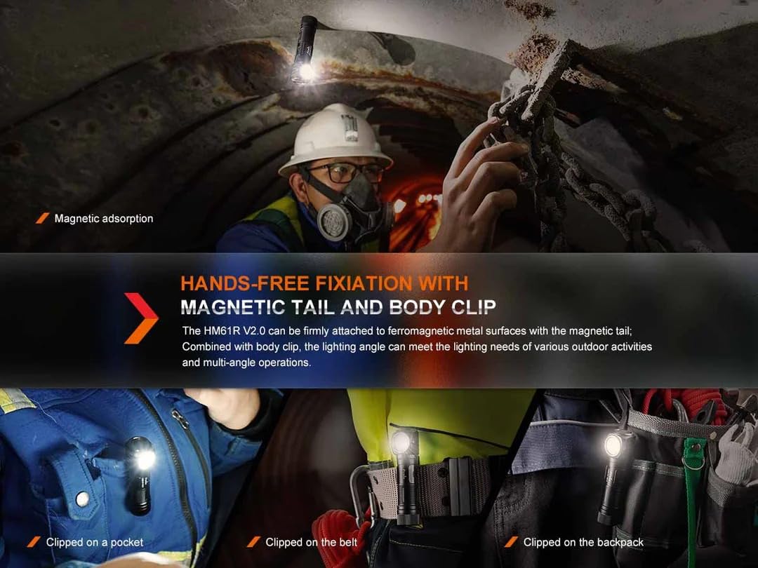 Fenix HM61R v2.0 reflective, breathable headband for comfort.