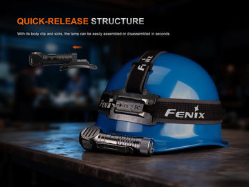 Fenix HM61R V3.0 magnetic tailcap enabling hands-free placement