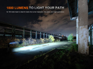 Fenix HM61R V3.0 wide flood illuminates close-up work details