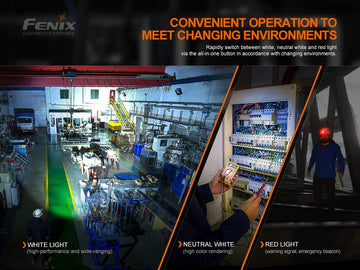 Fenix HM70R temperature range supports extreme conditions from -31°F to 113°F.