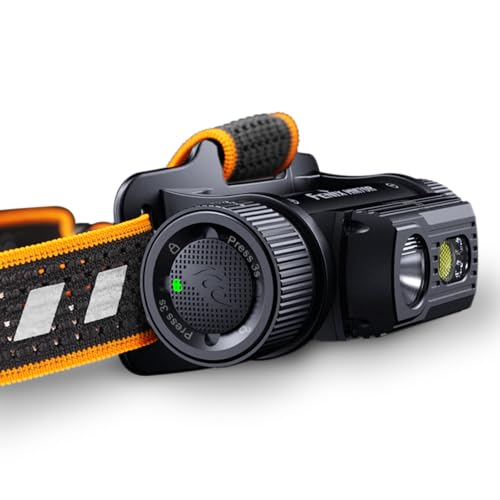 Fenix HM70R red beam mode supports night navigation without glare.