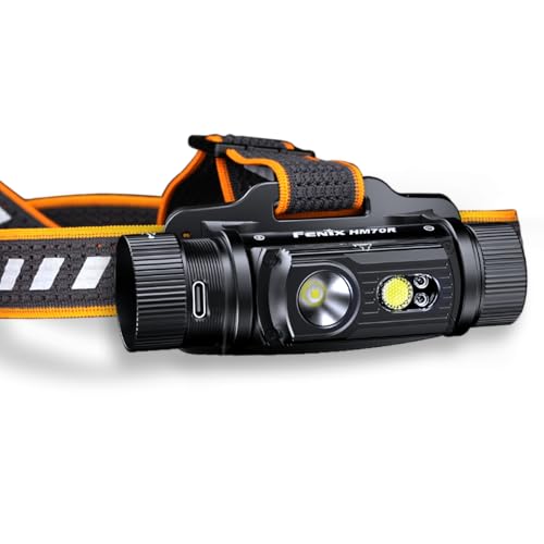 Fenix HM70R red LED mode preserving night vision for camping