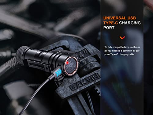 Fenix HM71R digitally regulated output maintains stable brightness