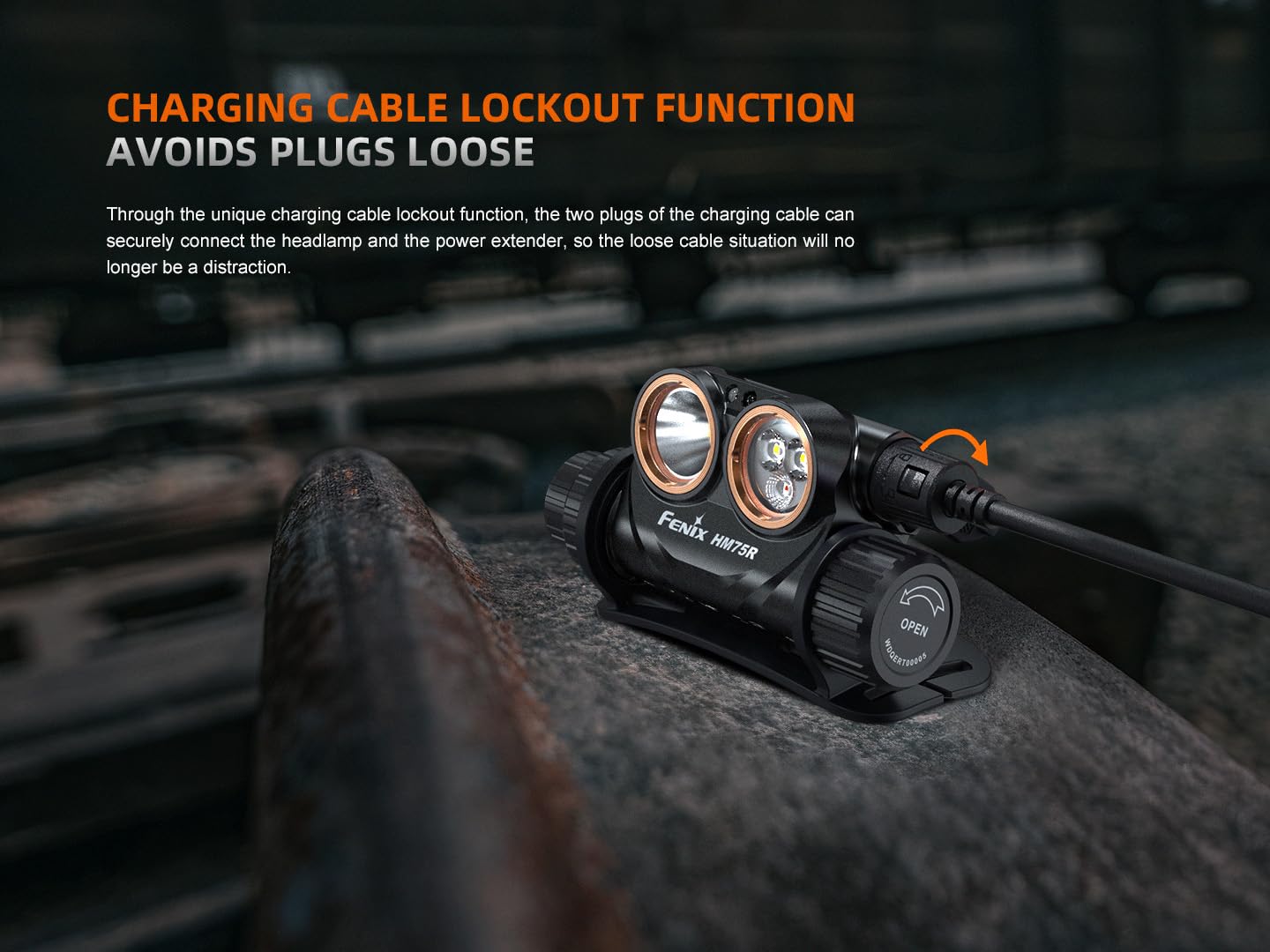 Fenix HM75R 2-meter impact resistance handles rugged conditions.
