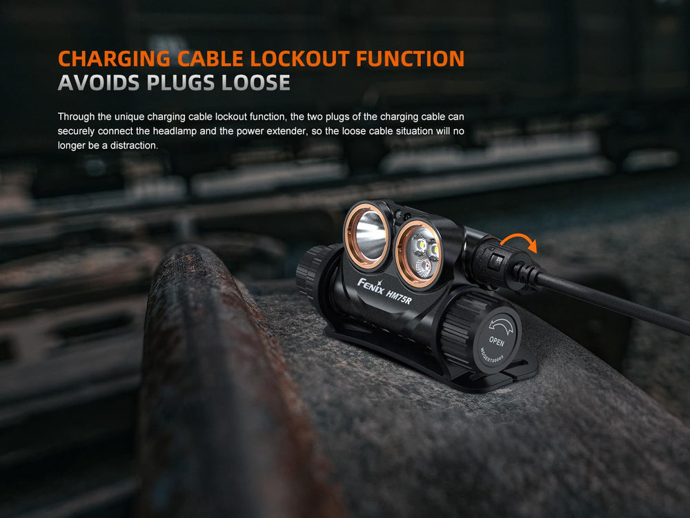 Fenix HM75R 2-meter impact resistance handles rugged conditions.
