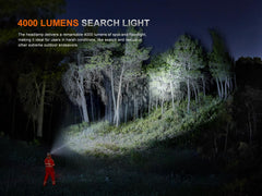 Fenix HP35R SAR red light mode preserves night vision during operations.
