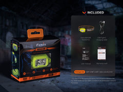Fenix WH23R floodlight beam providing wide-area illumination