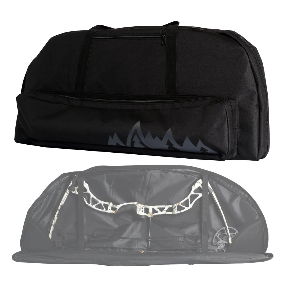 FENJANER archery bow case internal pockets store accessories securely.