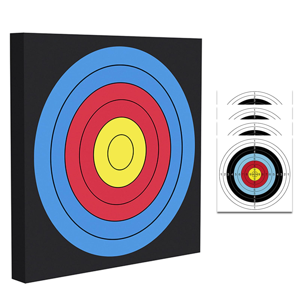 FENJANER archery target backyard practice 50cm – portable training surface for youth.