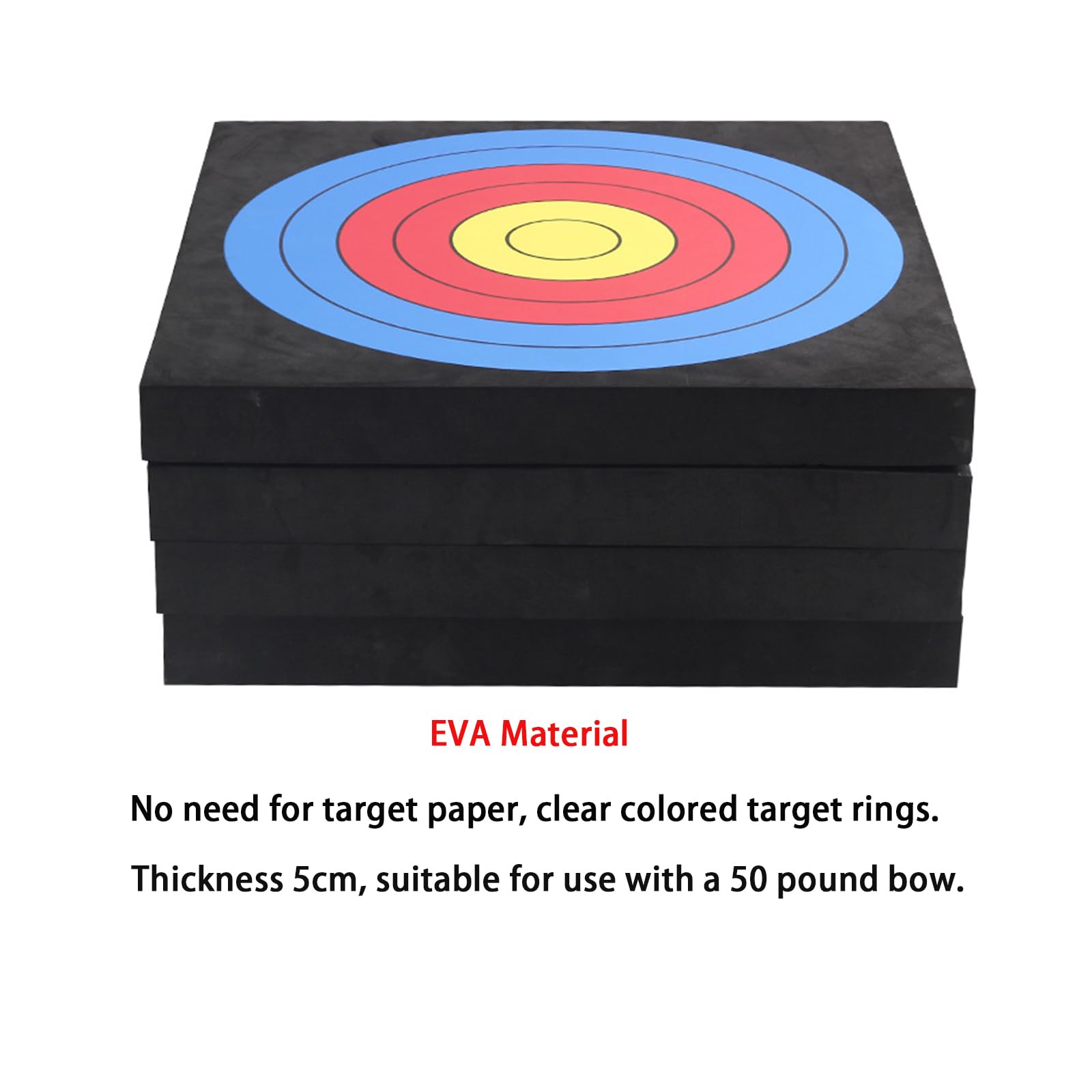 FENJANER archery target center zone marking – clear aim guide for improving accuracy.