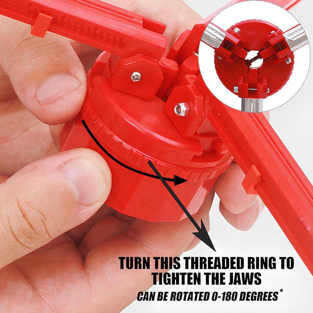 FENJANER arrow-tail insertion setup highlights firm 3-point clamping.