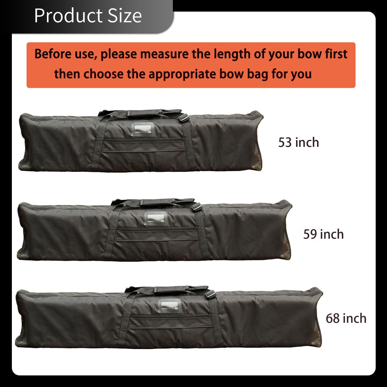 Fenjaner Bow Case close-up of durable canvas material for travel protection