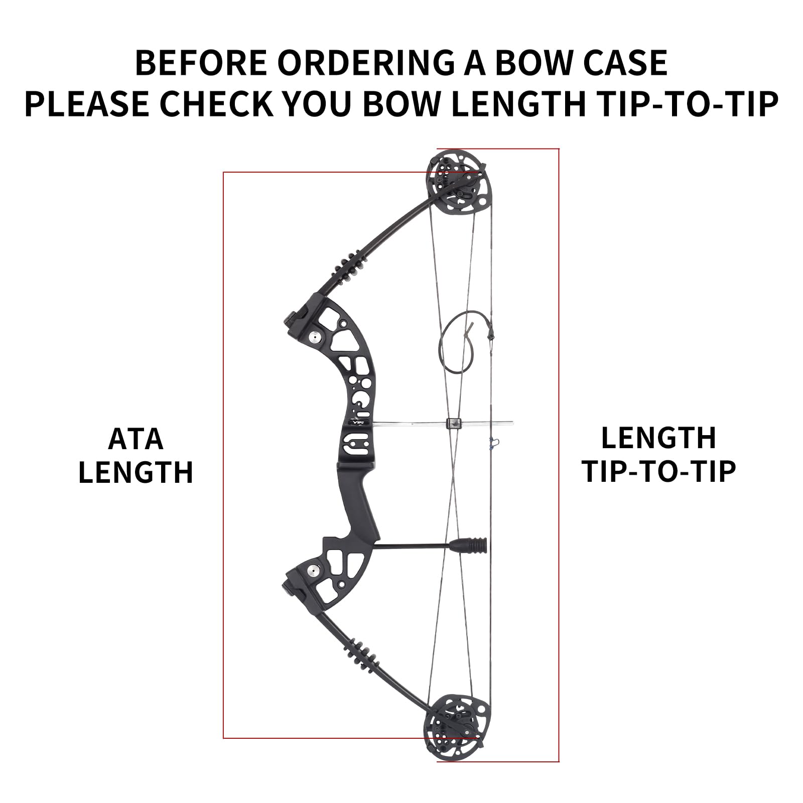 FENJANER 45-inch size option guide for longer bows