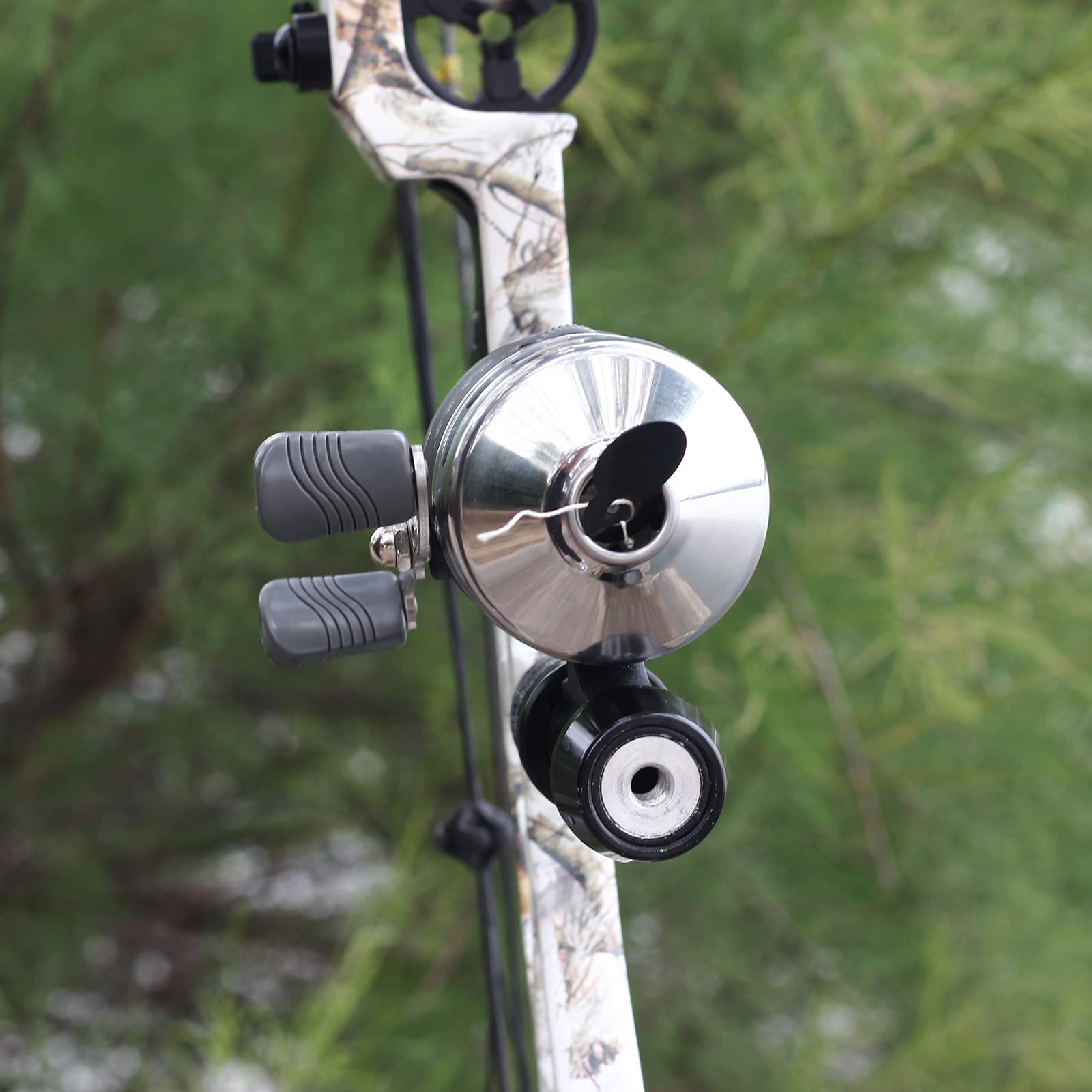 Reel seat and spincast reel package contents