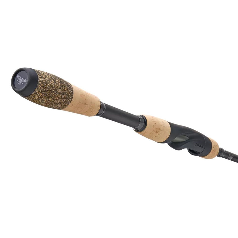 Fenwick Eagle spinning rod graphite blend close-up highlights sensitive response for casting