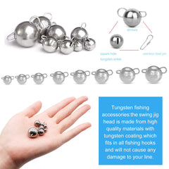 Fepinc tungsten ball sinker 4g provides reduced water resistance