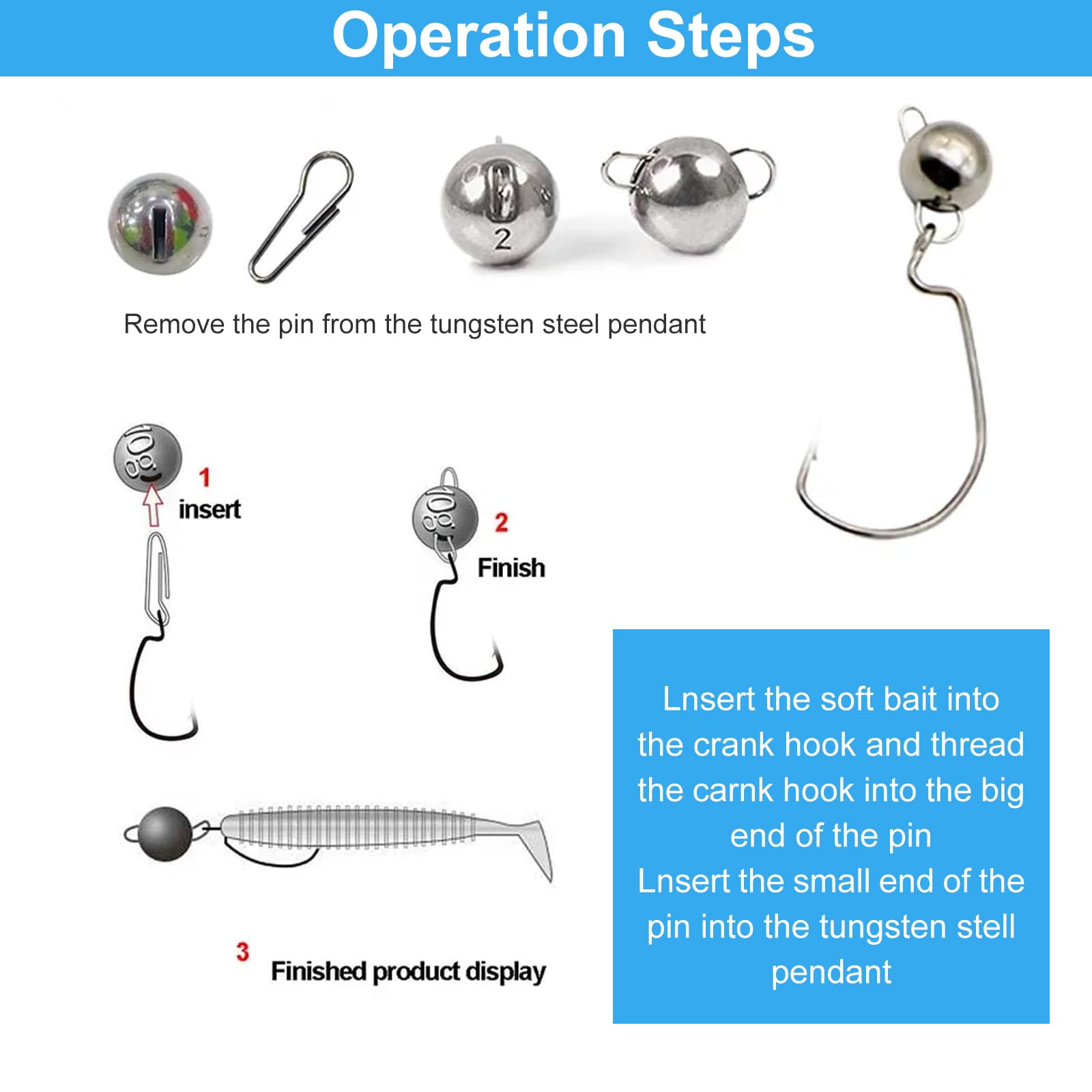 Fepinc tungsten ball sinker 7g ensures consistent depth reach