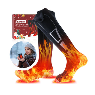 Ferdiiz heated socks with 360-degree heating provide full-foot warmth.