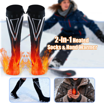 Ferdiiz heated socks dual-heating zone for even toe-to-sole warmth