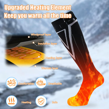 Ferdiiz heated socks machine-washable after battery removal