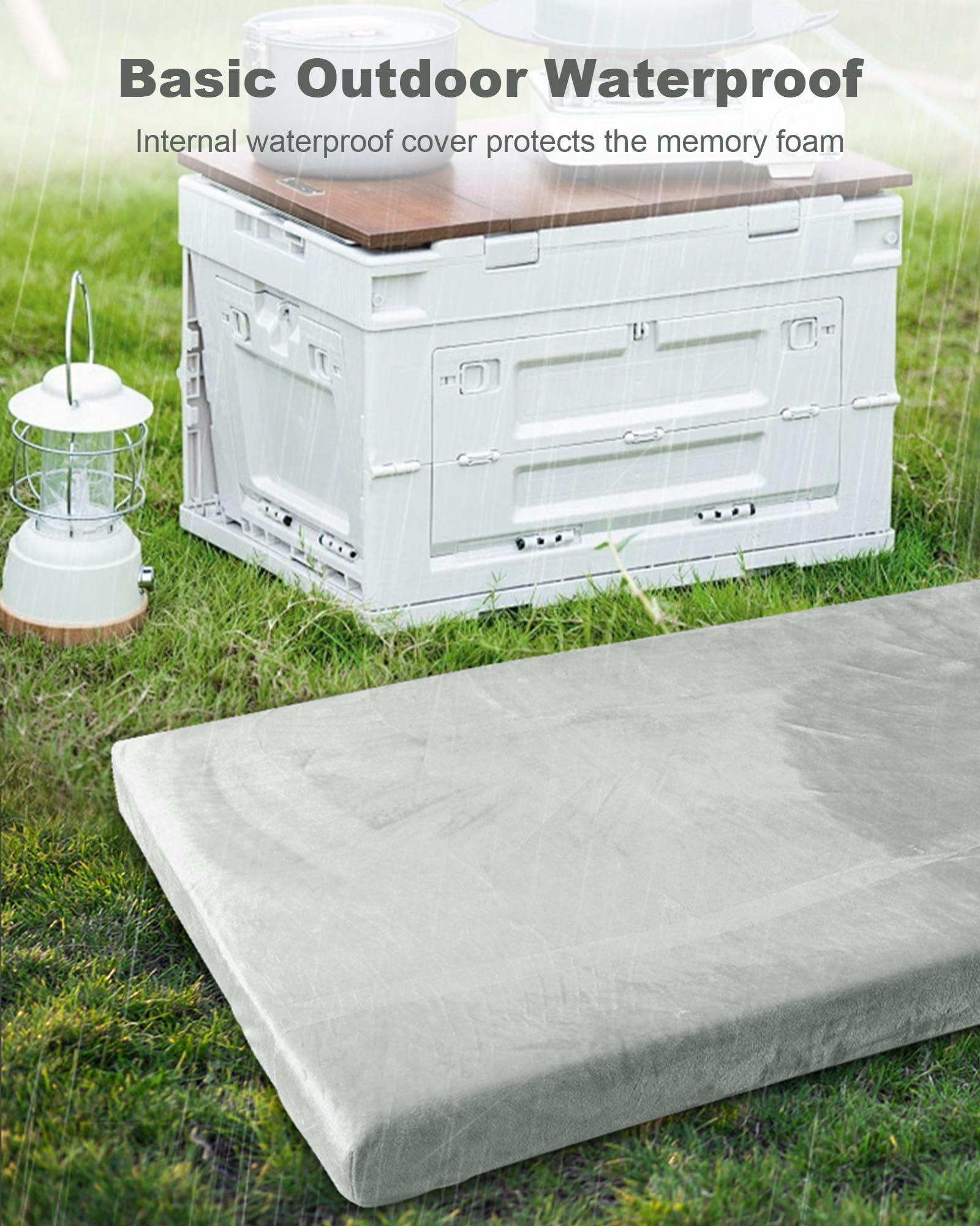 Two Ferlizer Twin XL pads zipped together for customizable couple sleep.