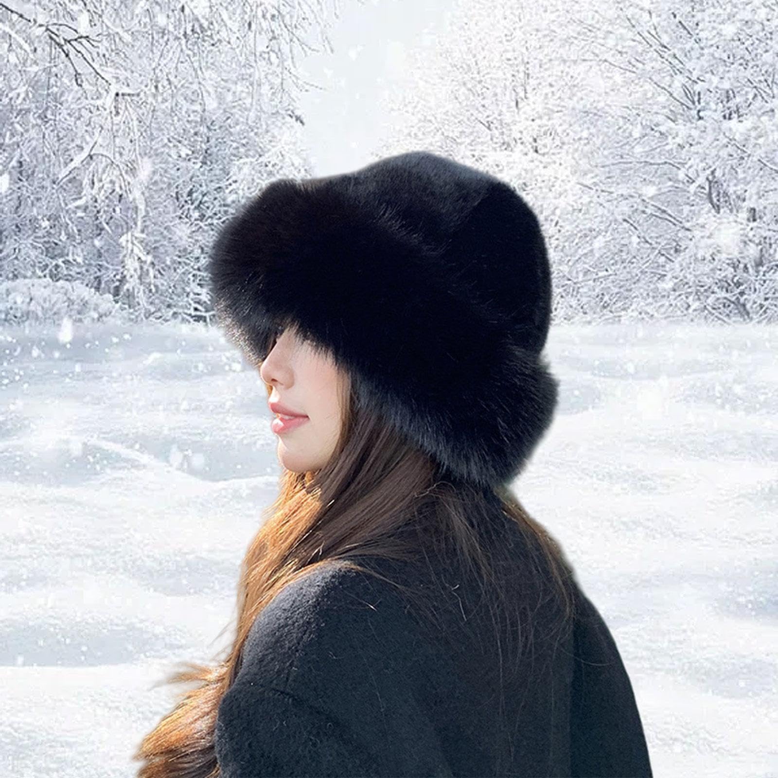 FerneeButy cossack style trapper hat with classic silhouette for snowy adventures