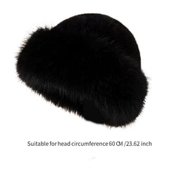 FerneeButy full head and ear coverage knit fur hat protects against wind