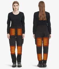 FERNIDA heated pants knee and leg heating zones provide targeted warmth on outdoor treks.