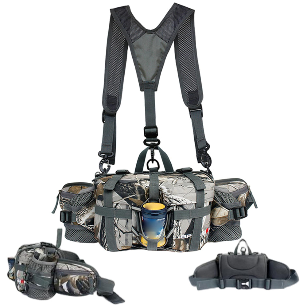 Ferricult camouflage dual water bottle holders for hydration on the move