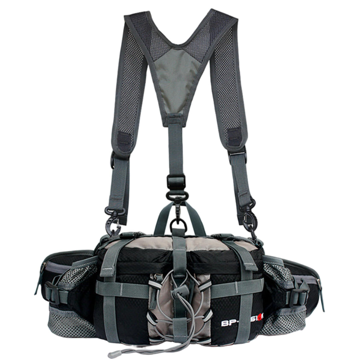 Ferricult fanny pack with water bottle holders keeps you hydrated on hikes.