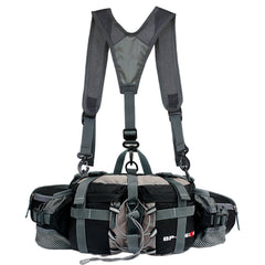 Ferricult fanny pack with water bottle holders keeps you hydrated on hikes.