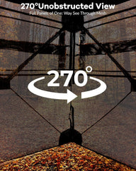 Festisoul hunting blind uses waterproof fabric to keep you dry in rain