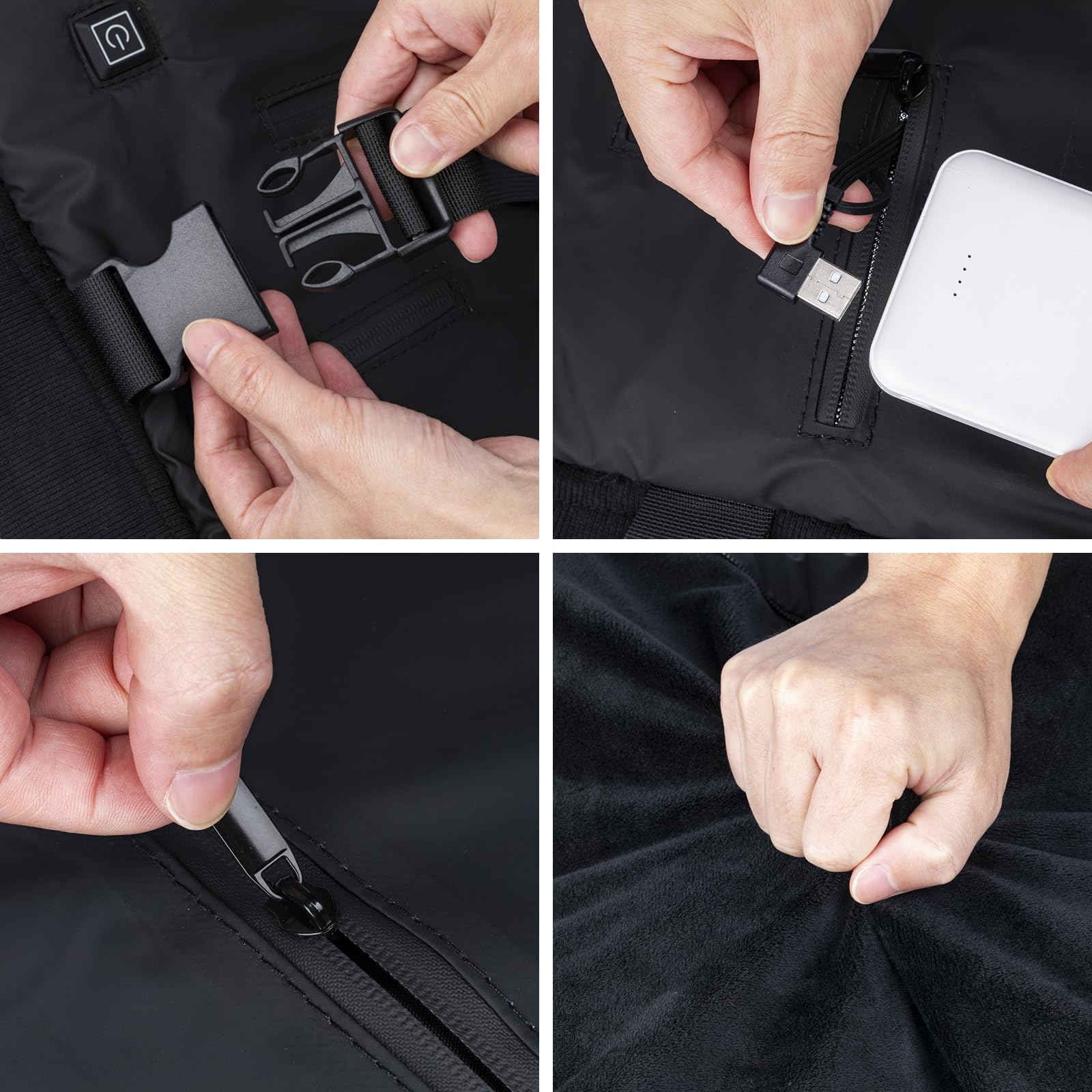 Festivalcos windproof waterproof outer material keeps hands dry and warm.