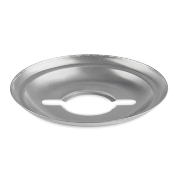 Feuerhand anti-glare reflector shields lantern glass from rain and debris.