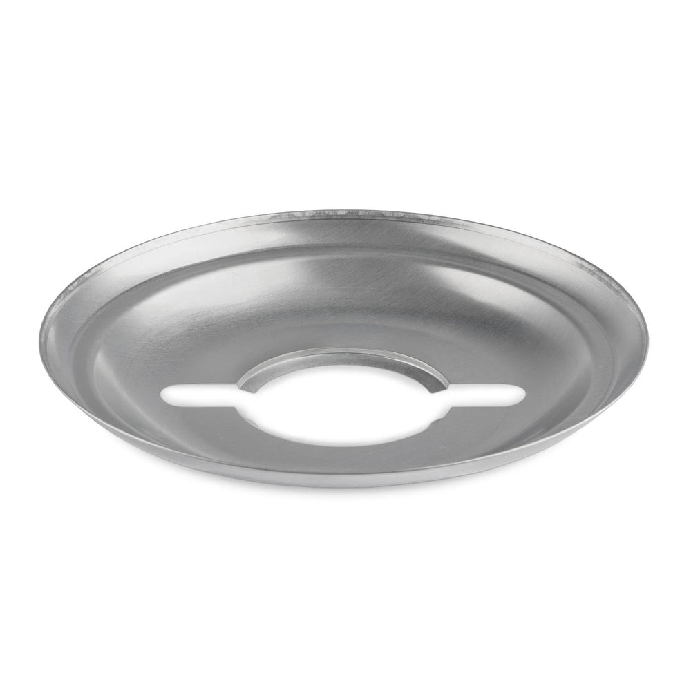 Feuerhand anti-glare reflector shields lantern glass from rain and debris.