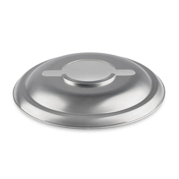 Feuerhand reflector umbrella channels light downward for glare-free patio illumination.