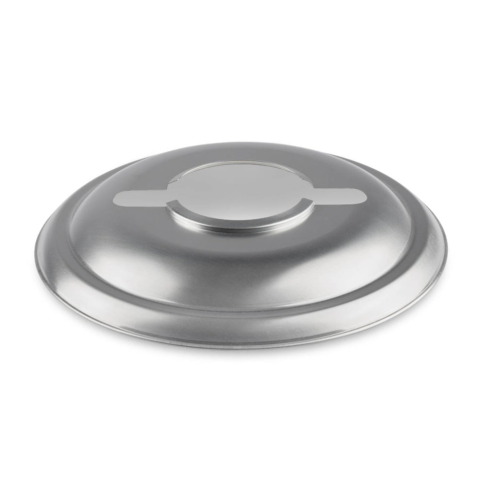 Feuerhand reflector umbrella channels light downward for glare-free patio illumination.