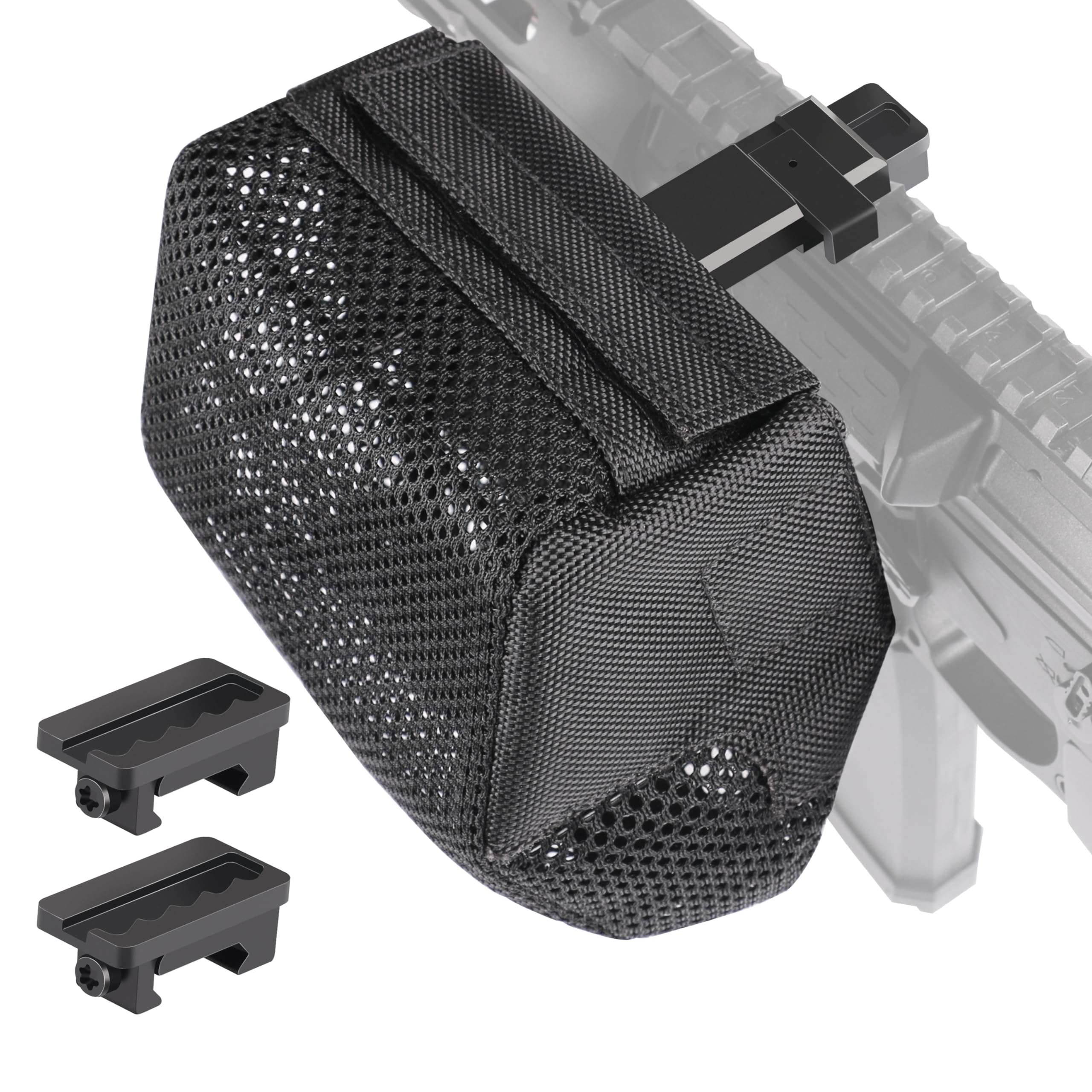 Feyachi thickened brass catcher mounted on a Picatinny rail