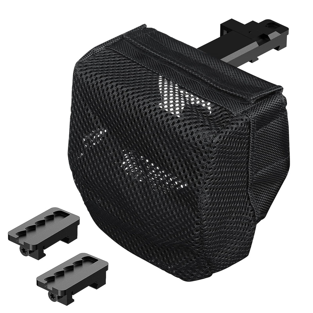 Close-up of zipper bottom on brass catcher