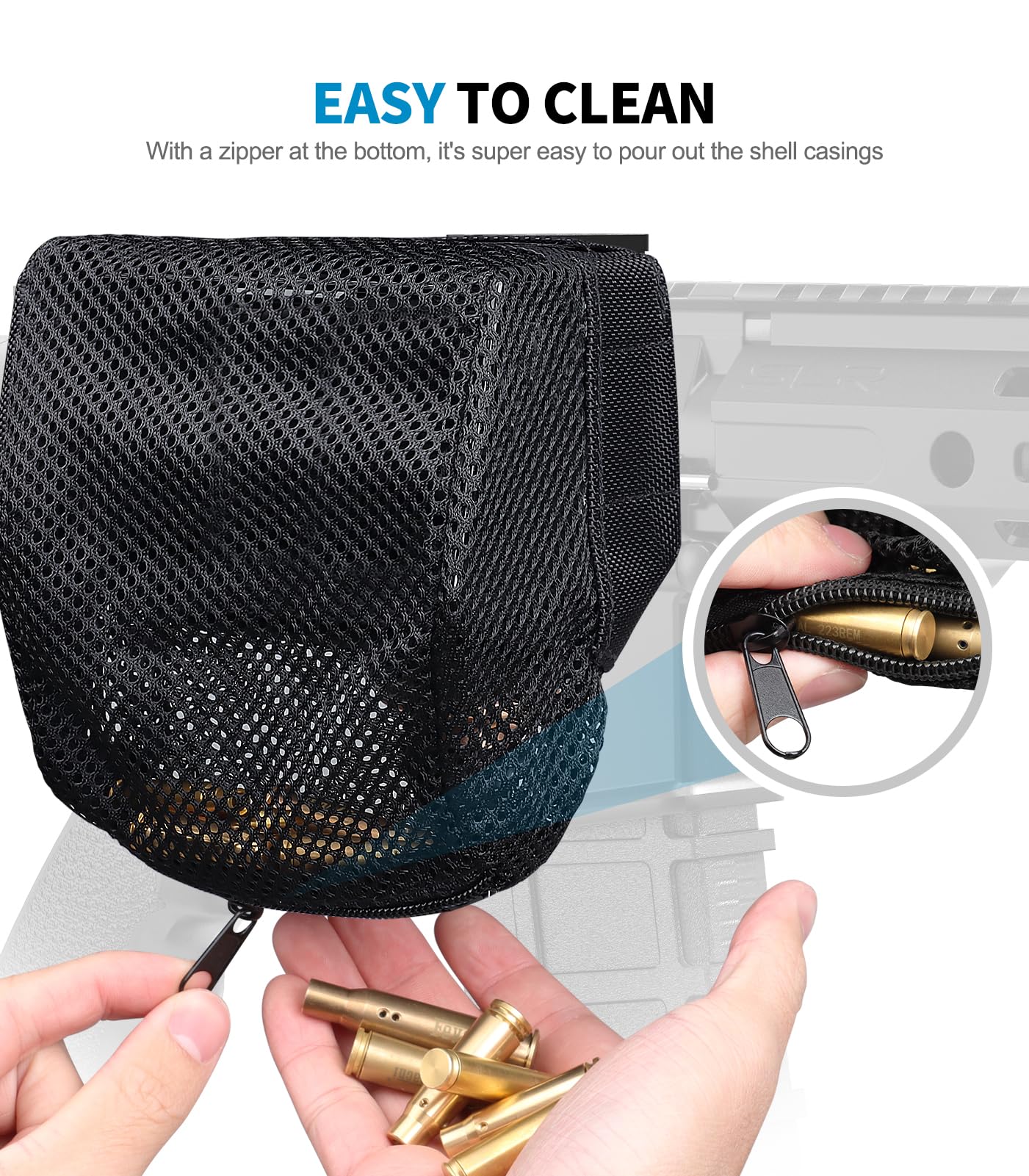 Close-up of heat-resistant brass chamber