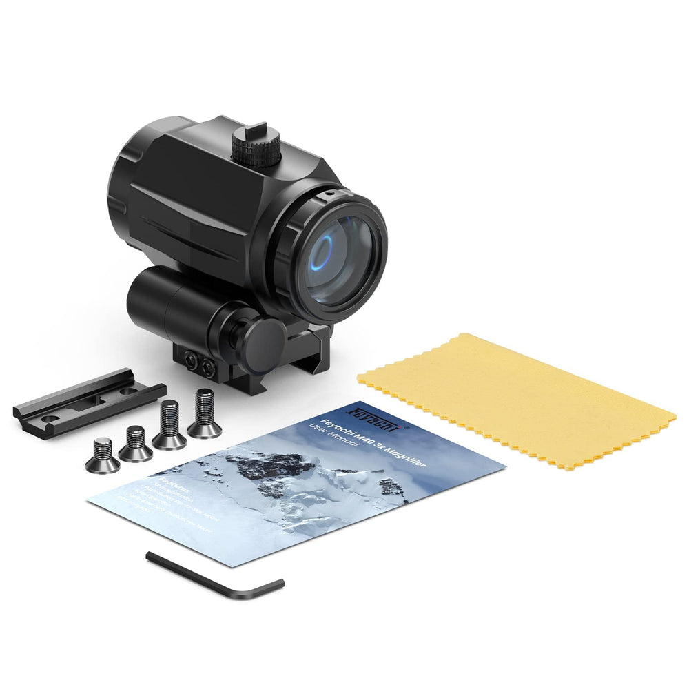 Co-witness compatibility with Absolute and lower 1/3 red dot sight