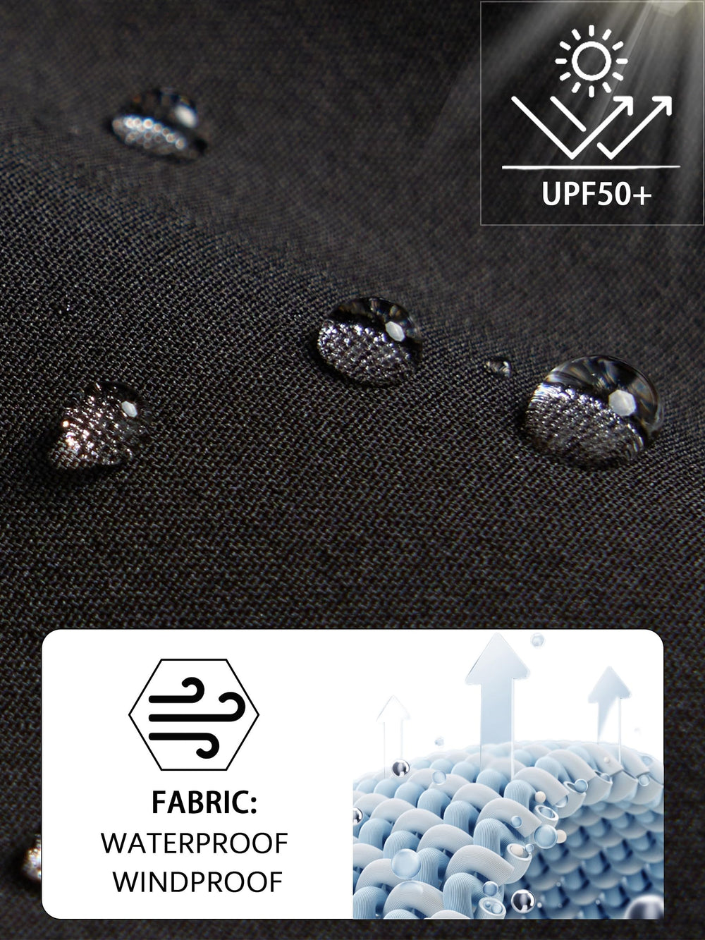 FFEATIANDY men's fleece-lined interior reveals warm lining for cold days