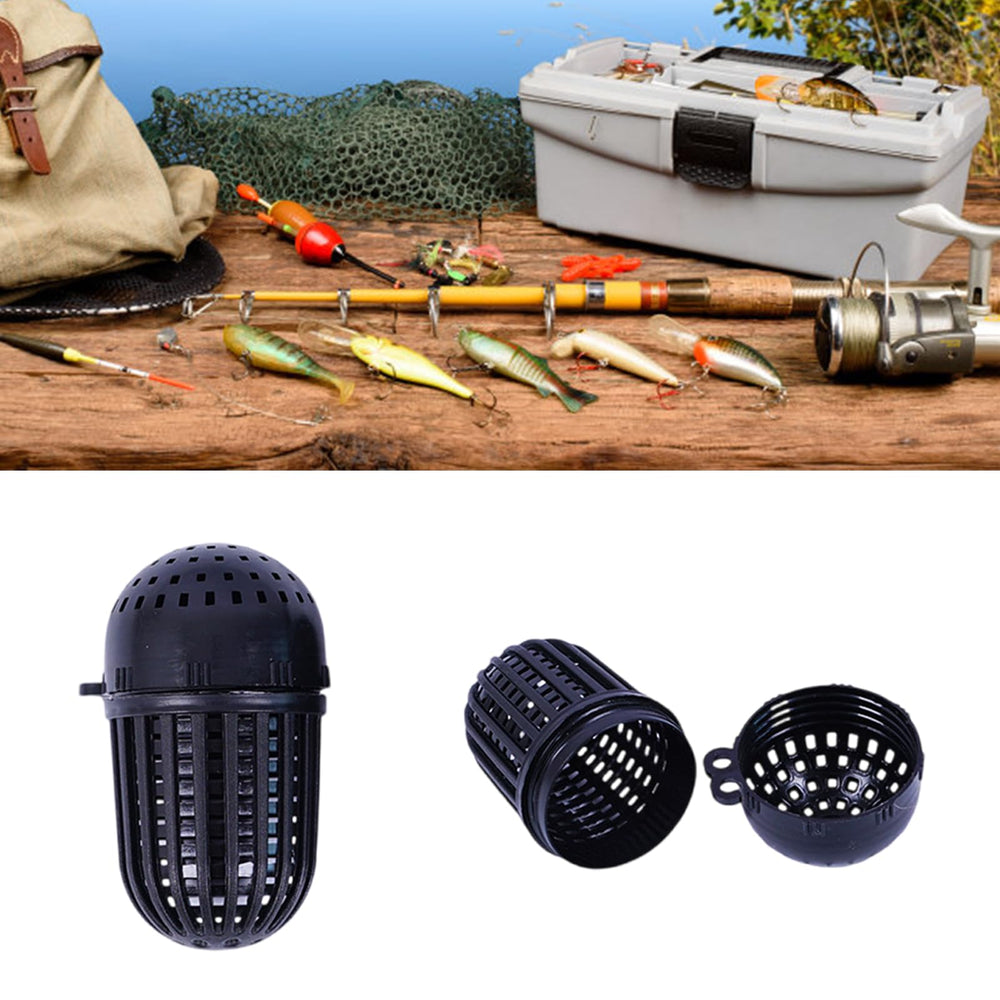 FGDTREE bait ball feeder reduces waste with controlled release during casts.