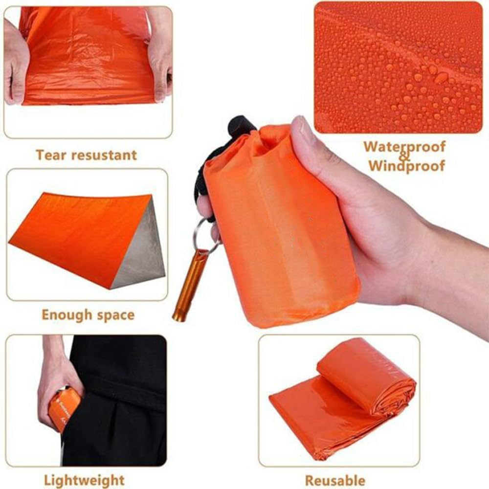 FHNUVB waterproof polyethylene material keeps you dry in rain.