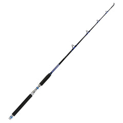 Fiblink 2-piece saltwater rod in compact form offers travel-friendly setup.